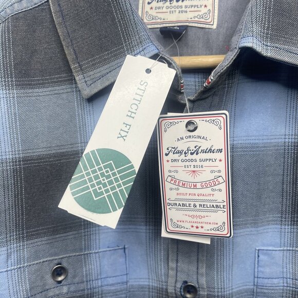 Flag & Anthem Mens Vail Vintage Washed Shirt S - Picture 3 of 5